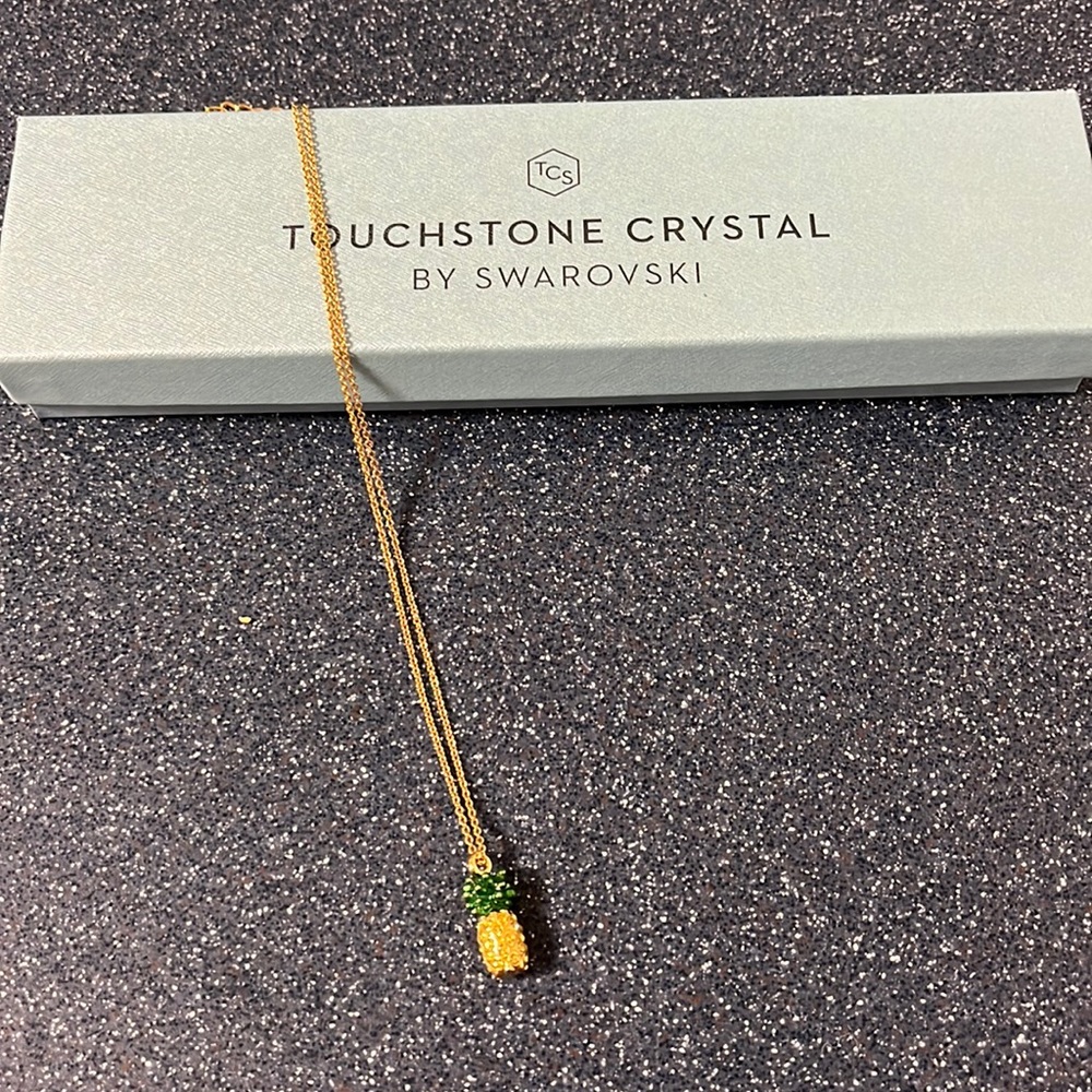 Touchstone Crystal Pineapple Necklace